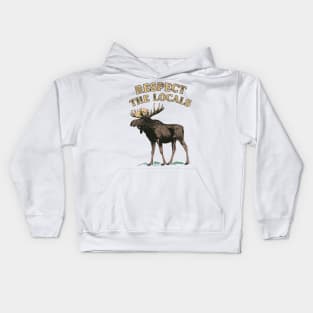 Respect the Locals Moose Kids Hoodie